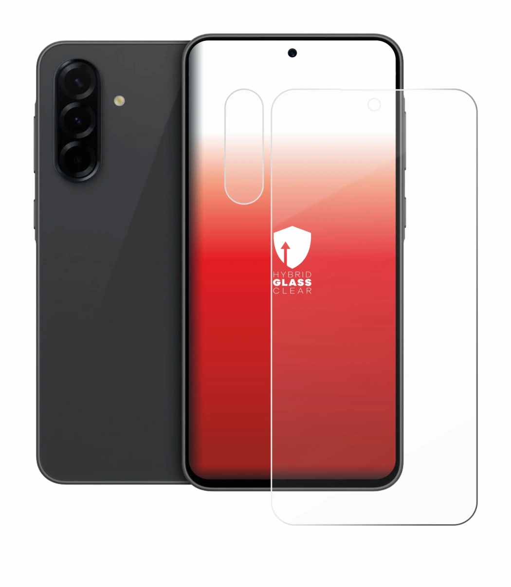 Immagine del dispositivo Samsung Galaxy A36 5G (Fronte+Fotocamera) con un'ampia varietà di protezioni per lo schermo.