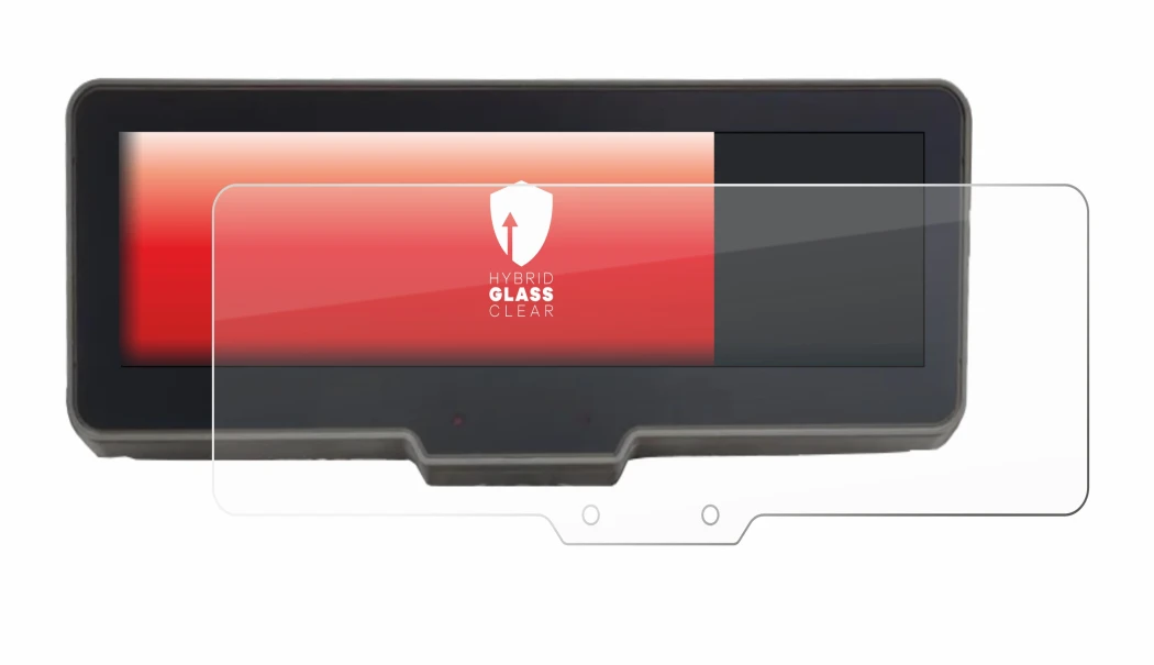 Immagine del dispositivo KTM 990 Duke R 2025 con un'ampia varietà di protezioni per lo schermo.