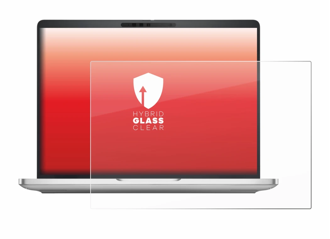 Immagine del dispositivo Dell Pro 13 Plus Laptop con un'ampia varietà di protezioni per lo schermo.