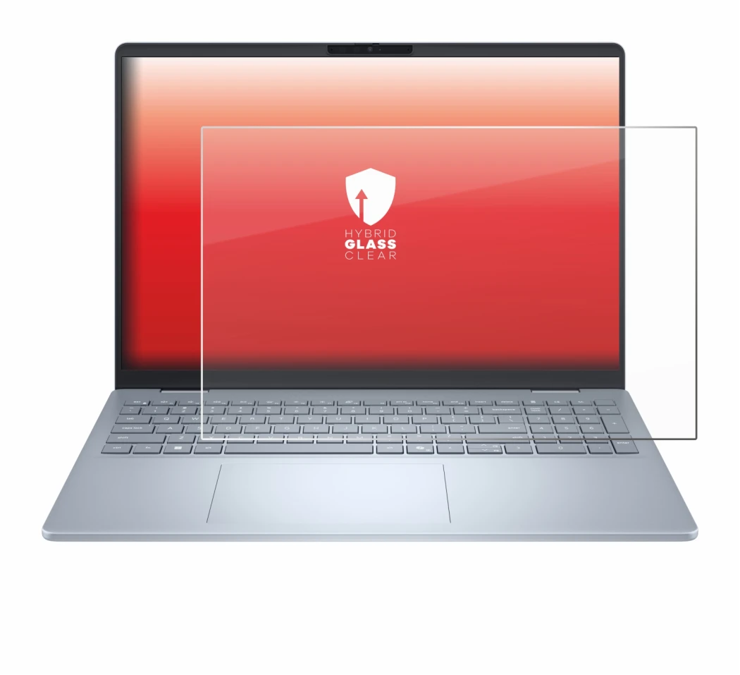 Immagine del dispositivo Dell 16 Plus Laptop con un'ampia varietà di protezioni per lo schermo.