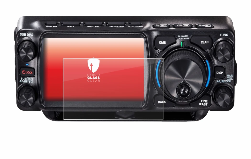 Immagine del dispositivo Yaesu FTX-1 con un'ampia varietà di protezioni per lo schermo.