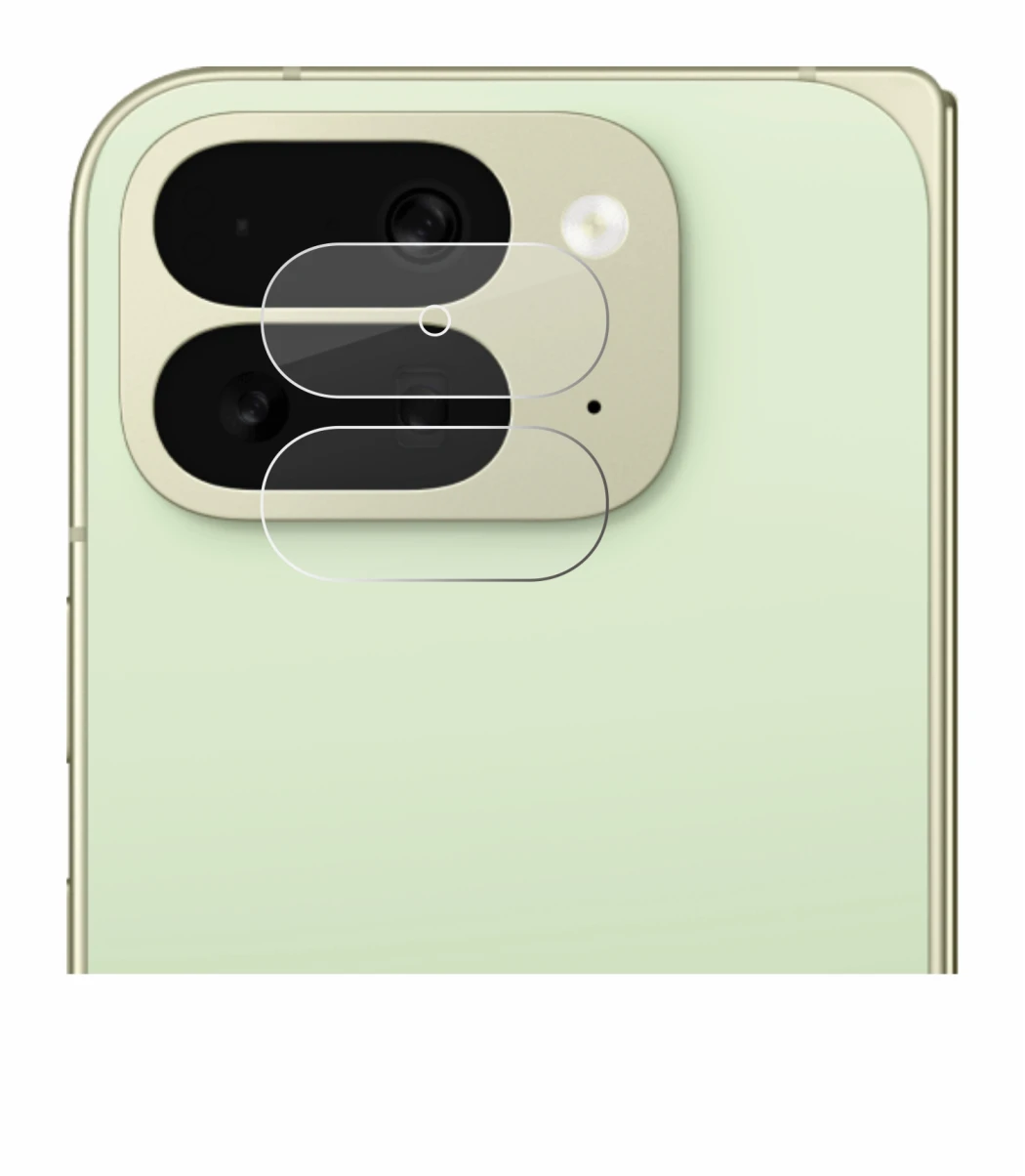 Immagine del dispositivo Google Pixel 10 Pro Fold (SOLO Fotocamera) con un'ampia varietà di protezioni per lo schermo.