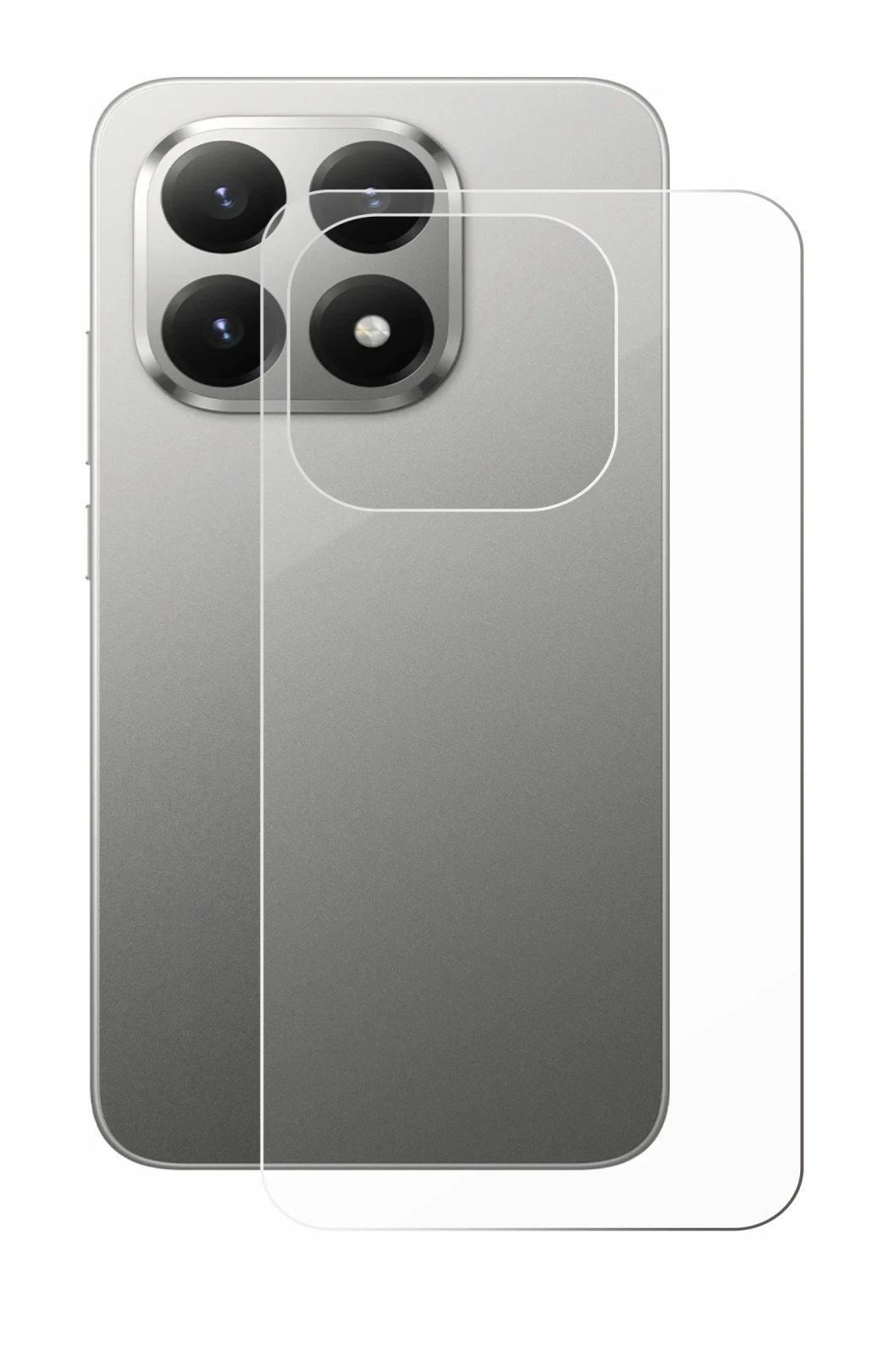 Immagine del dispositivo Xiaomi 15T (Posteriore) con un'ampia varietà di protezioni per lo schermo.