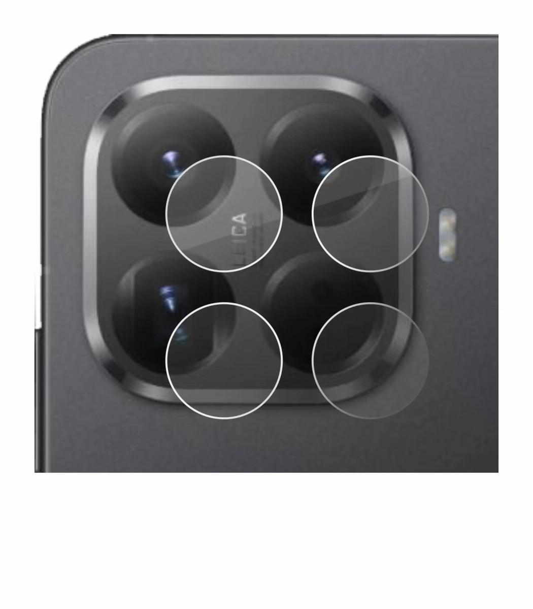 Immagine del dispositivo Xiaomi 15T Pro (SOLO Fotocamera) con un'ampia varietà di protezioni per lo schermo.