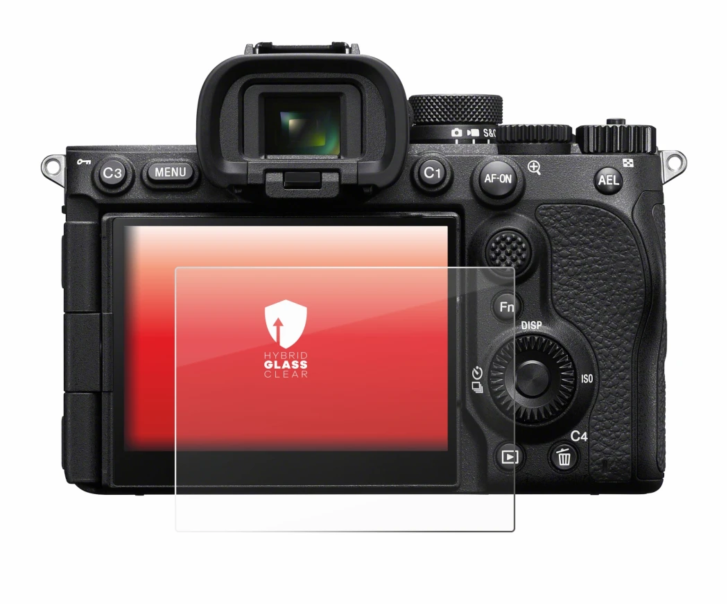 Immagine del dispositivo Sony Alpha 7 V (ILCE-7M5) con un'ampia varietà di protezioni per lo schermo.