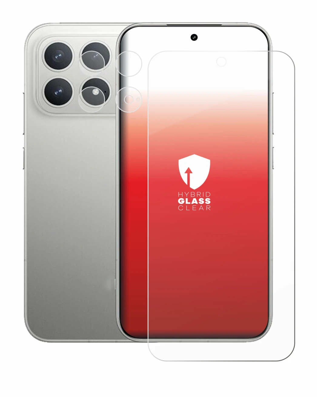 Immagine del dispositivo Xiaomi Poco F8 Pro (Fronte+Fotocamera) con un'ampia varietà di protezioni per lo schermo.