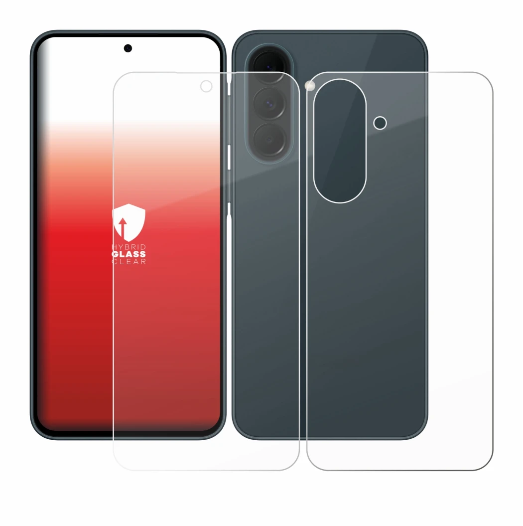 Immagine del dispositivo Samsung Galaxy A37 5G (Fronte+Retro) con un'ampia varietà di protezioni per lo schermo.