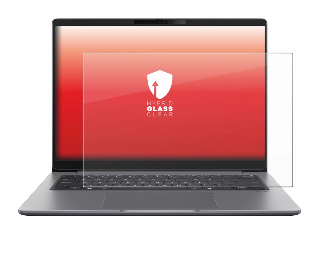 Immagine del dispositivo ASUS ExpertBook P5 G2 con un'ampia varietà di protezioni per lo schermo.