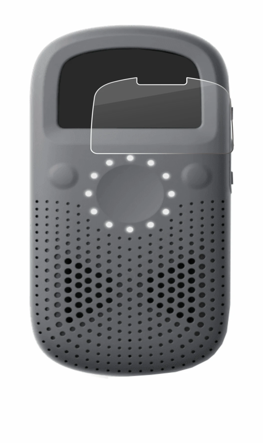 Immagine del dispositivo Relay X con un'ampia varietà di protezioni per lo schermo.