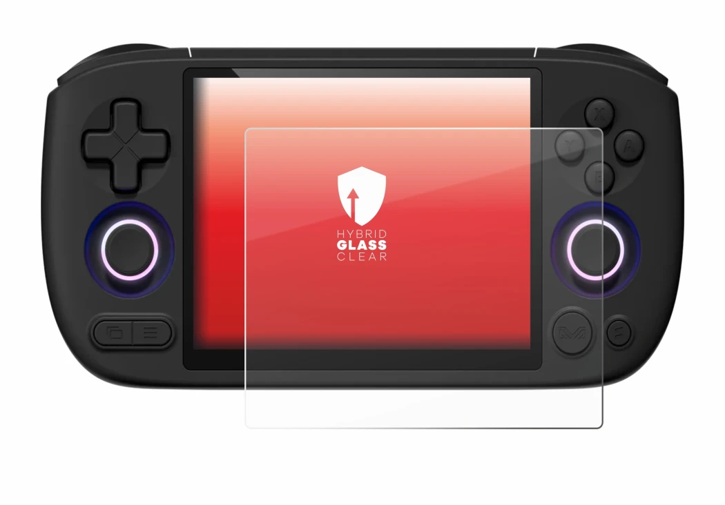 Immagine del dispositivo Ayaneo Pocket Air Mini con un'ampia varietà di protezioni per lo schermo.