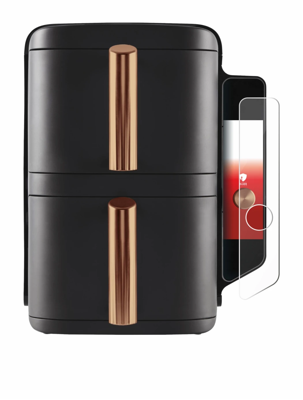 Immagine del dispositivo Ninja Double Stack XL sl400eu con un'ampia varietà di protezioni per lo schermo.