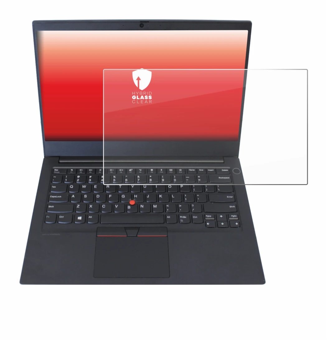 Immagine del dispositivo Lenovo ThinkPad E14 Gen 1 con un'ampia varietà di protezioni per lo schermo.