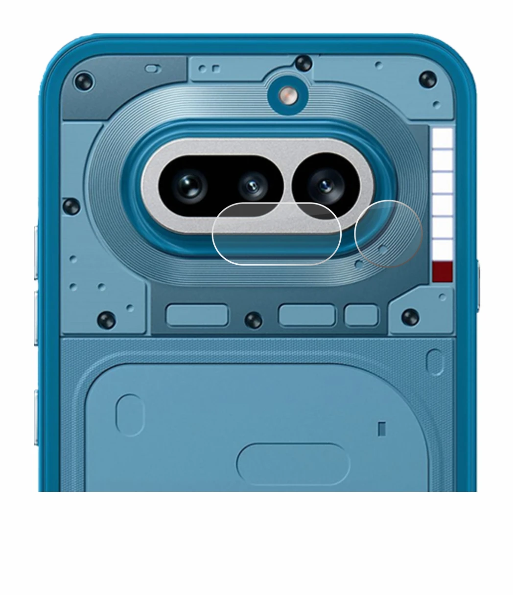 Immagine del dispositivo Nothing Phone (4a) (SOLO Fotocamera) con un'ampia varietà di protezioni per lo schermo.