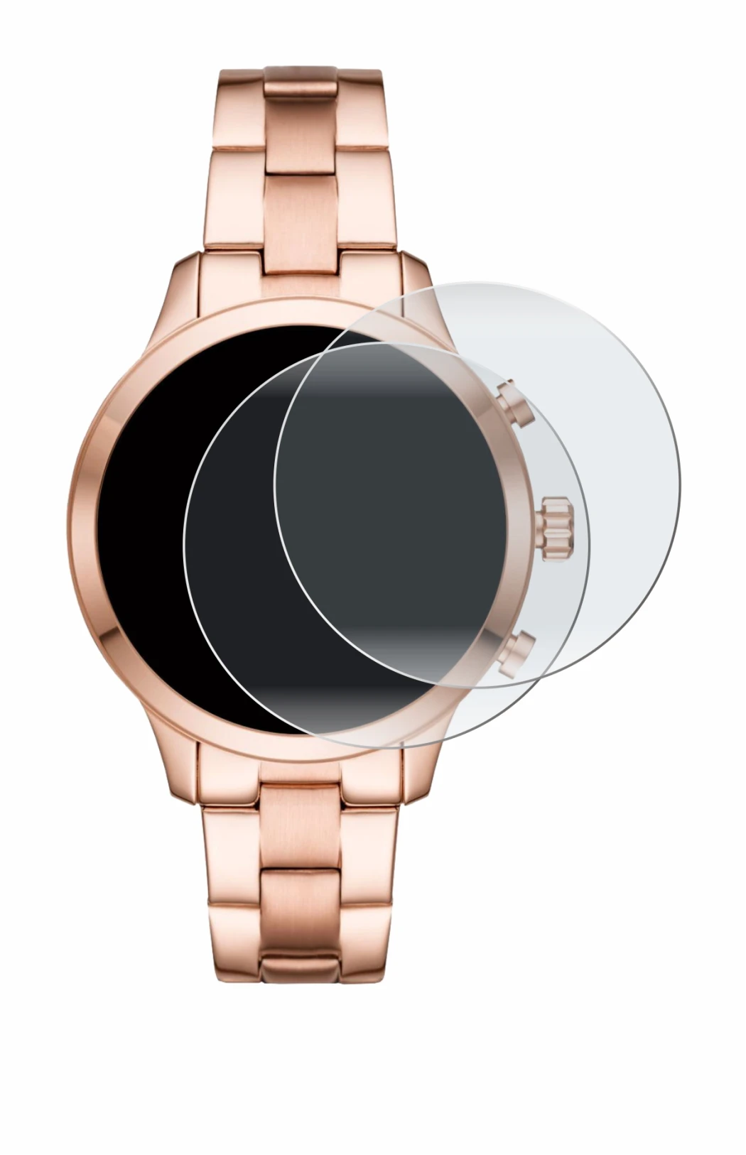 Immagine del dispositivo Michael Kors Access Runway (41 mm) con un'ampia varietà di protezioni per lo schermo.