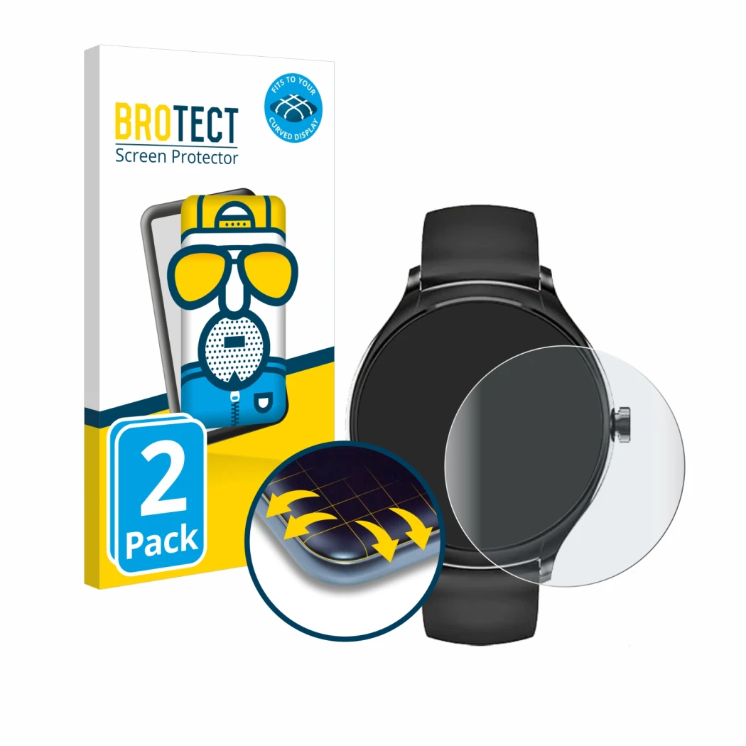 Parte frontale di una confezione del prodotto con il logo del marchio BROTECT. Accanto è raffigurato il dispositivo Pireware H