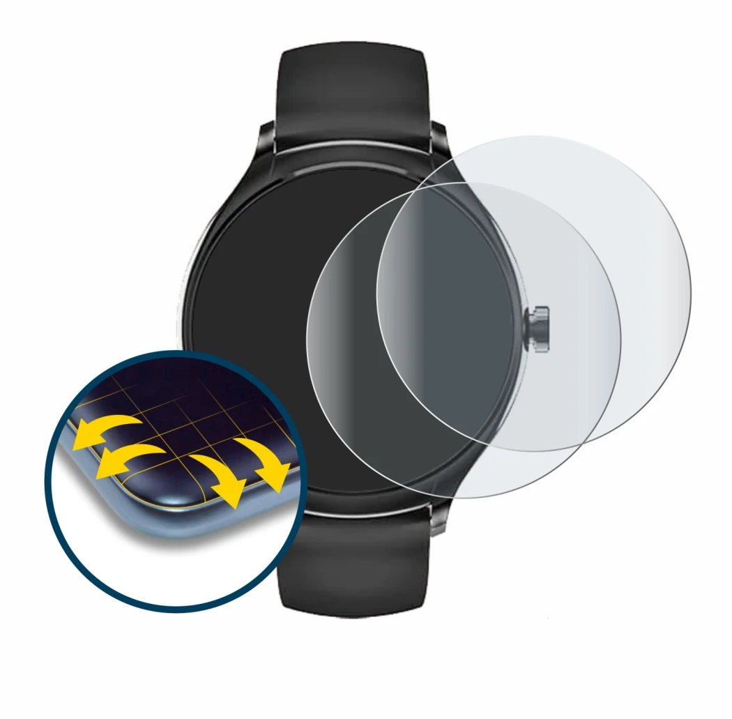 Immagine del dispositivo Pireware Harmony 4 con un'ampia varietà di protezioni per lo schermo.