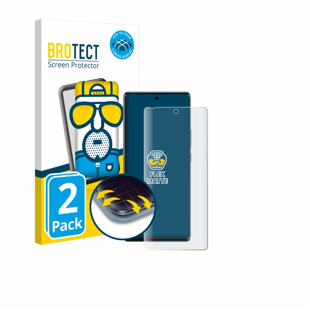 Parte frontale di una confezione del prodotto con il logo del marchio BROTECT. Accanto è raffigurato il dispositivo Tecno Spar