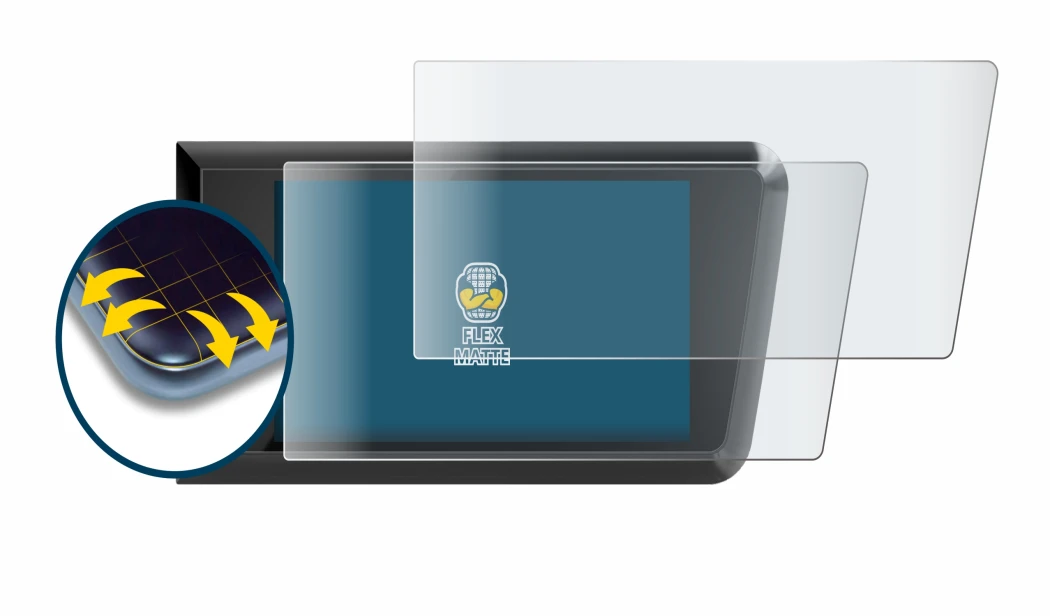 Immagine del dispositivo Bosch Purion 400 con un'ampia varietà di protezioni per lo schermo.
