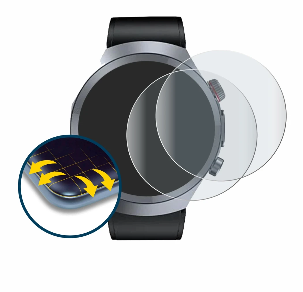Immagine del dispositivo Knauermann Pro 3 Plus 2025 con un'ampia varietà di protezioni per lo schermo.