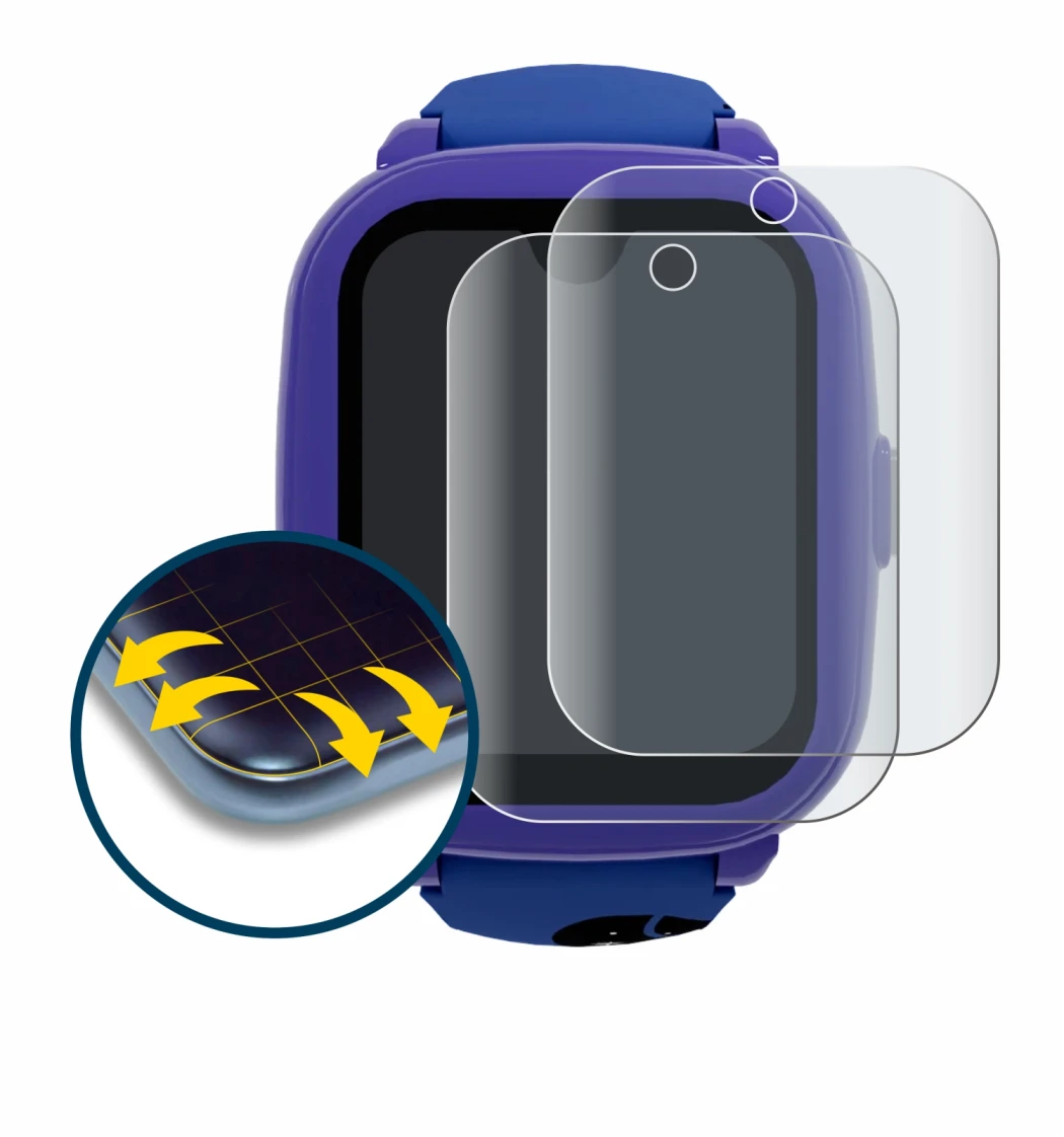 Immagine del dispositivo SaveFamily Iconic Plus 2 4G con un'ampia varietà di protezioni per lo schermo.