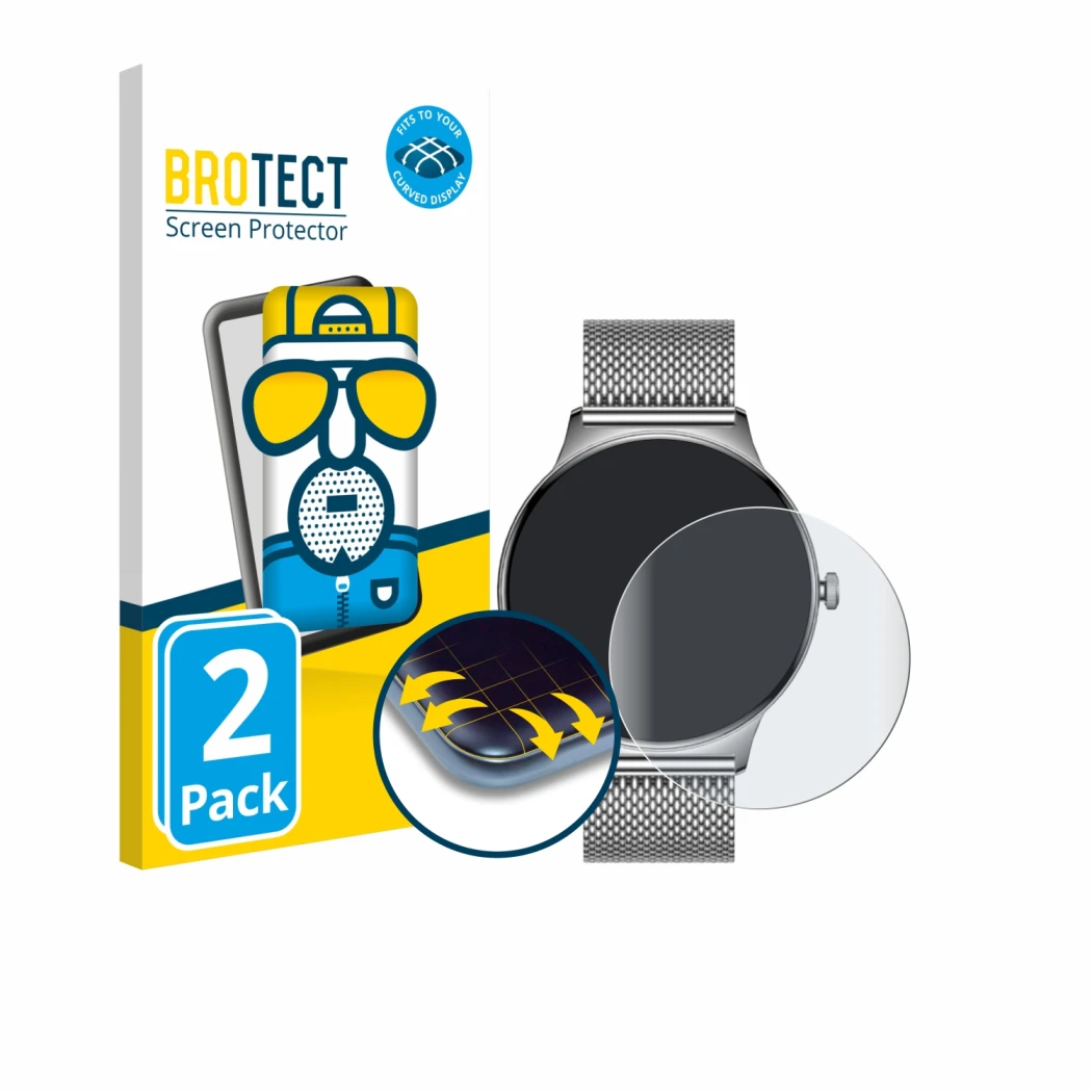Parte frontale di una confezione del prodotto con il logo del marchio BROTECT. Accanto è raffigurato il dispositivo Pireware S
