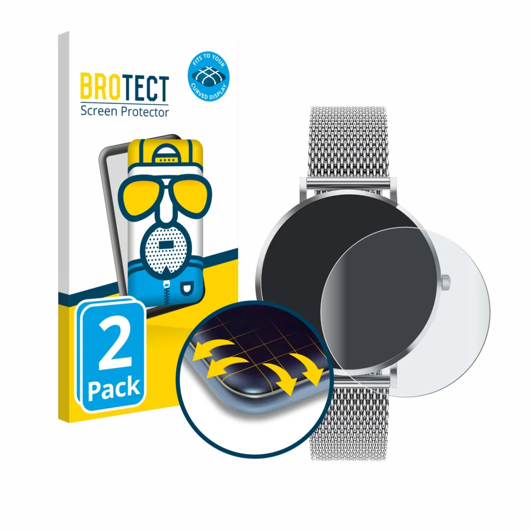 Parte frontale di una confezione del prodotto con il logo del marchio BROTECT. Accanto è raffigurato il dispositivo Pireware A