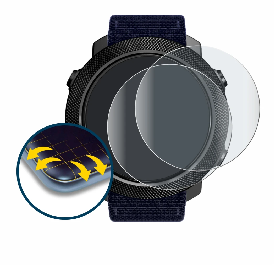 Immagine del dispositivo North Edge Apache 3 con un'ampia varietà di protezioni per lo schermo.
