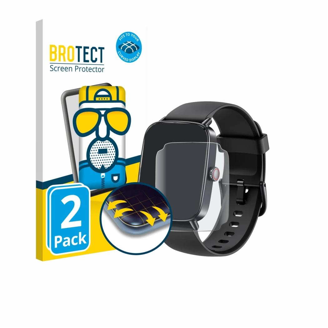 Parte frontale di una confezione del prodotto con il logo del marchio BROTECT. Accanto è raffigurato il dispositivo Gydom IDW2