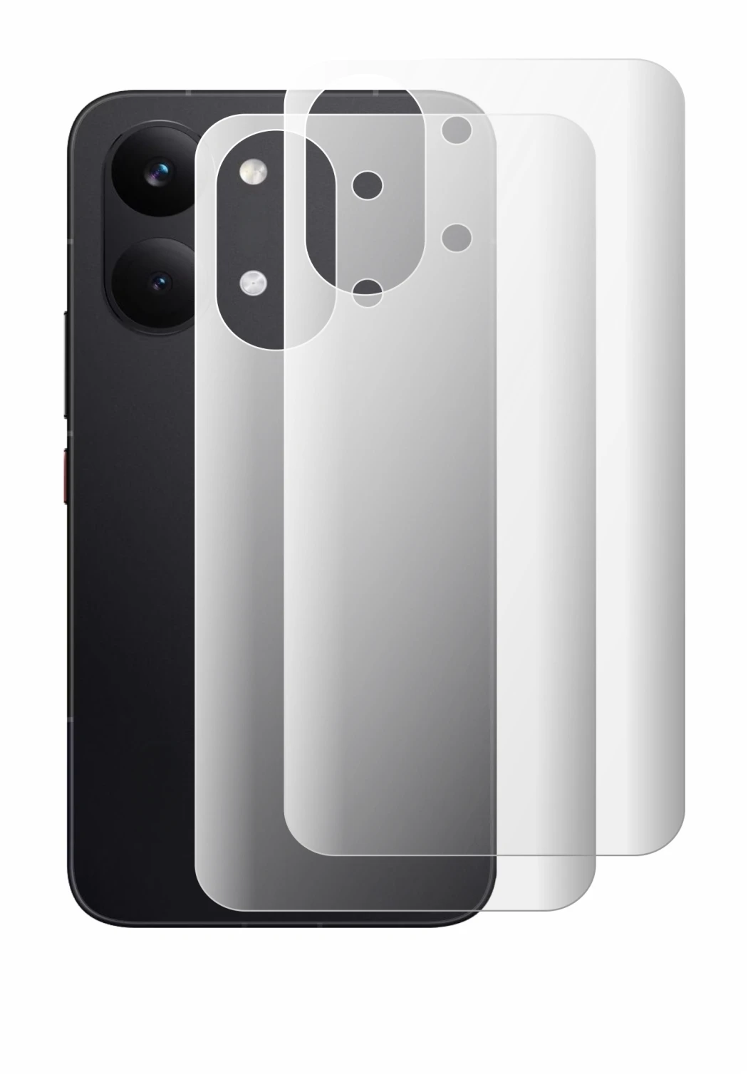 Immagine del dispositivo Xiaomi Poco X8 Pro Max (Posteriore) con un'ampia varietà di protezioni per lo schermo.