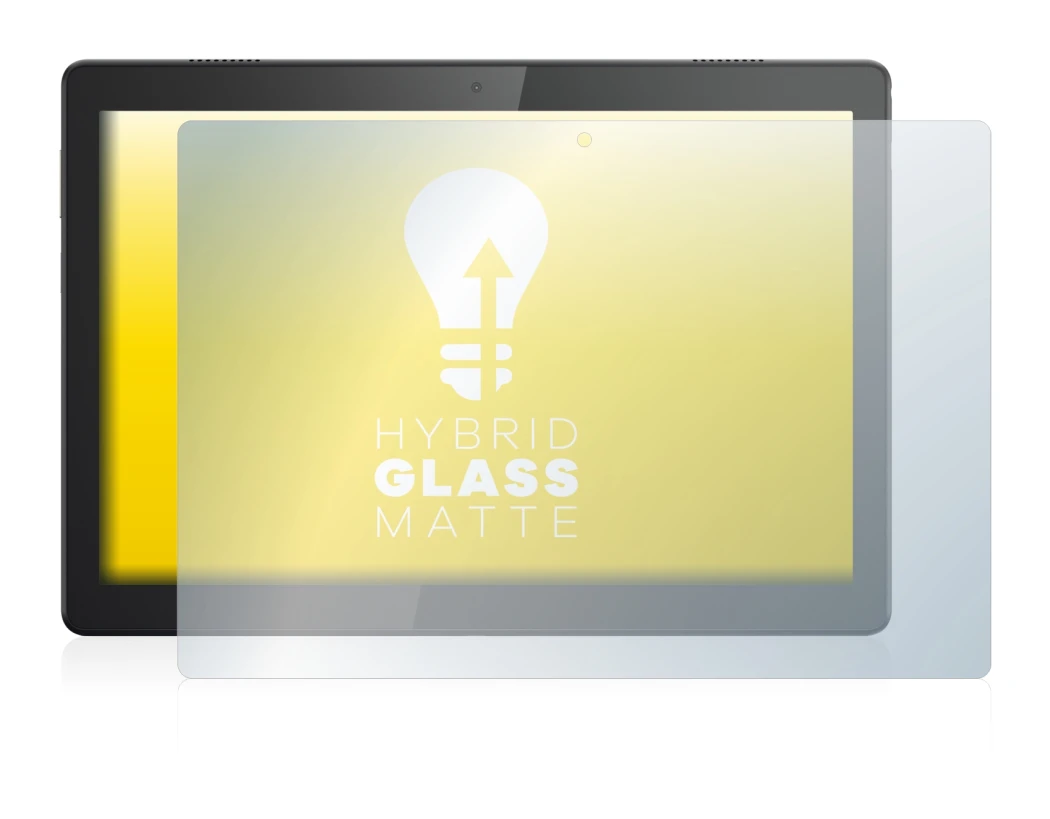 Immagine del dispositivo Lenovo Tab M10 TB-X605F con un'ampia varietà di protezioni per lo schermo.