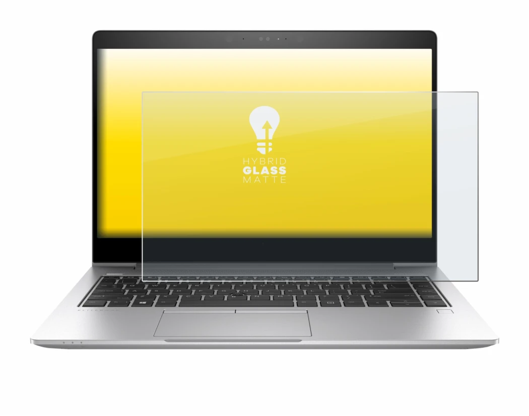 Immagine del dispositivo HP EliteBook 840 G6 con un'ampia varietà di protezioni per lo schermo.