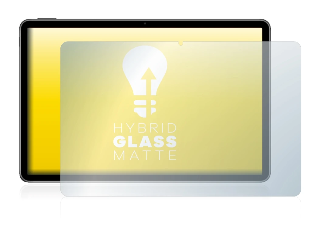 Immagine del dispositivo Huawei MatePad 11 (2021) con un'ampia varietà di protezioni per lo schermo.