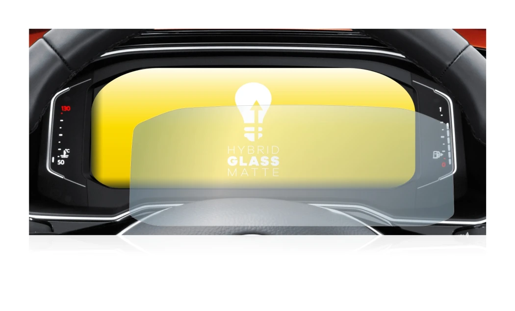 Immagine del dispositivo Volkswagen Tiguan 2021 Digital Cockpit Pro con un'ampia varietà di protezioni per lo schermo.