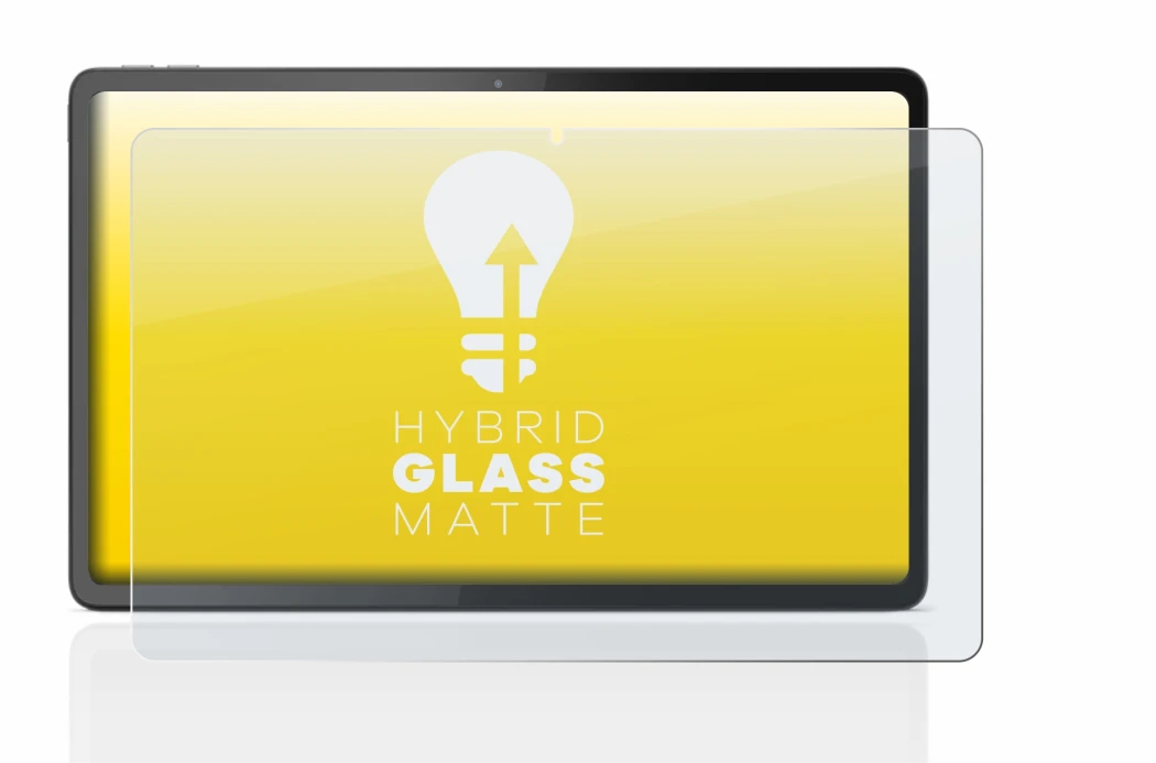 Immagine del dispositivo Lenovo Tab P11 Gen 2 con un'ampia varietà di protezioni per lo schermo.