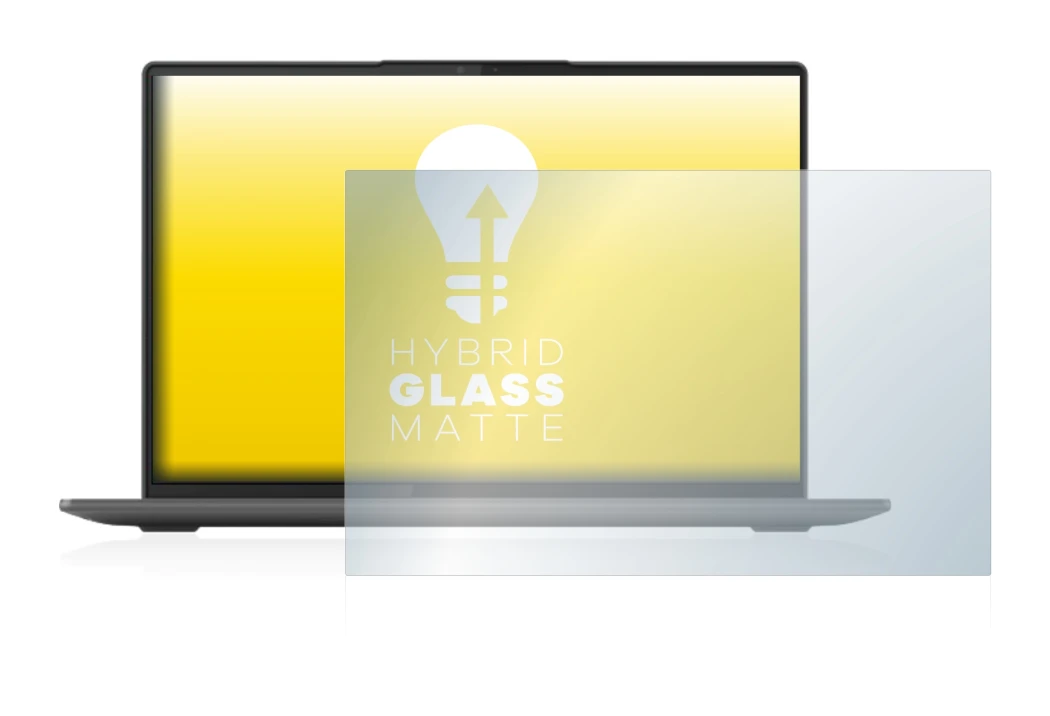 Immagine del dispositivo Lenovo Yoga Slim 7 ProX 14ARH7 con un'ampia varietà di protezioni per lo schermo.