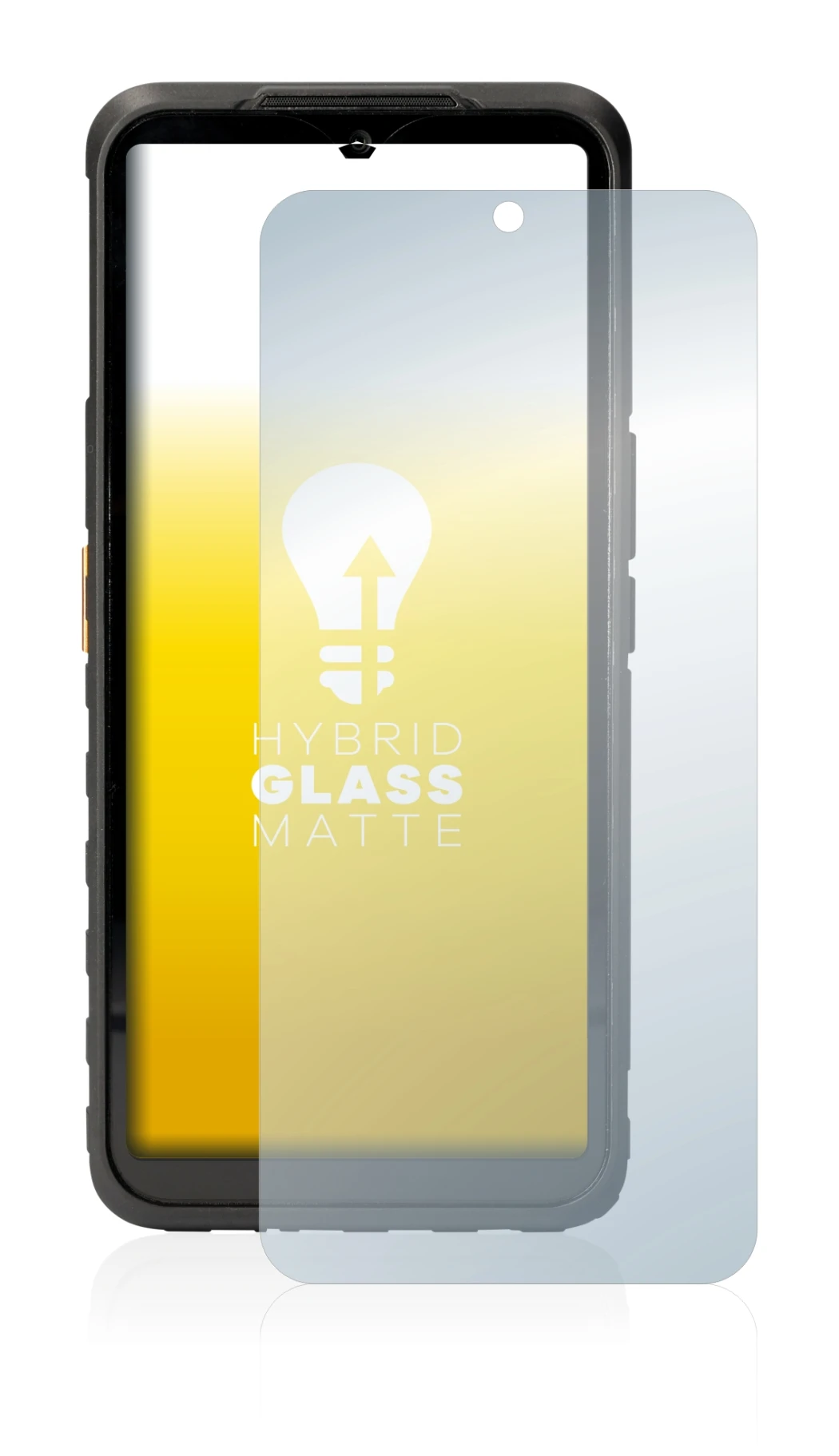 Immagine del dispositivo Caterpillar Cat S53 5G con un'ampia varietà di protezioni per lo schermo.