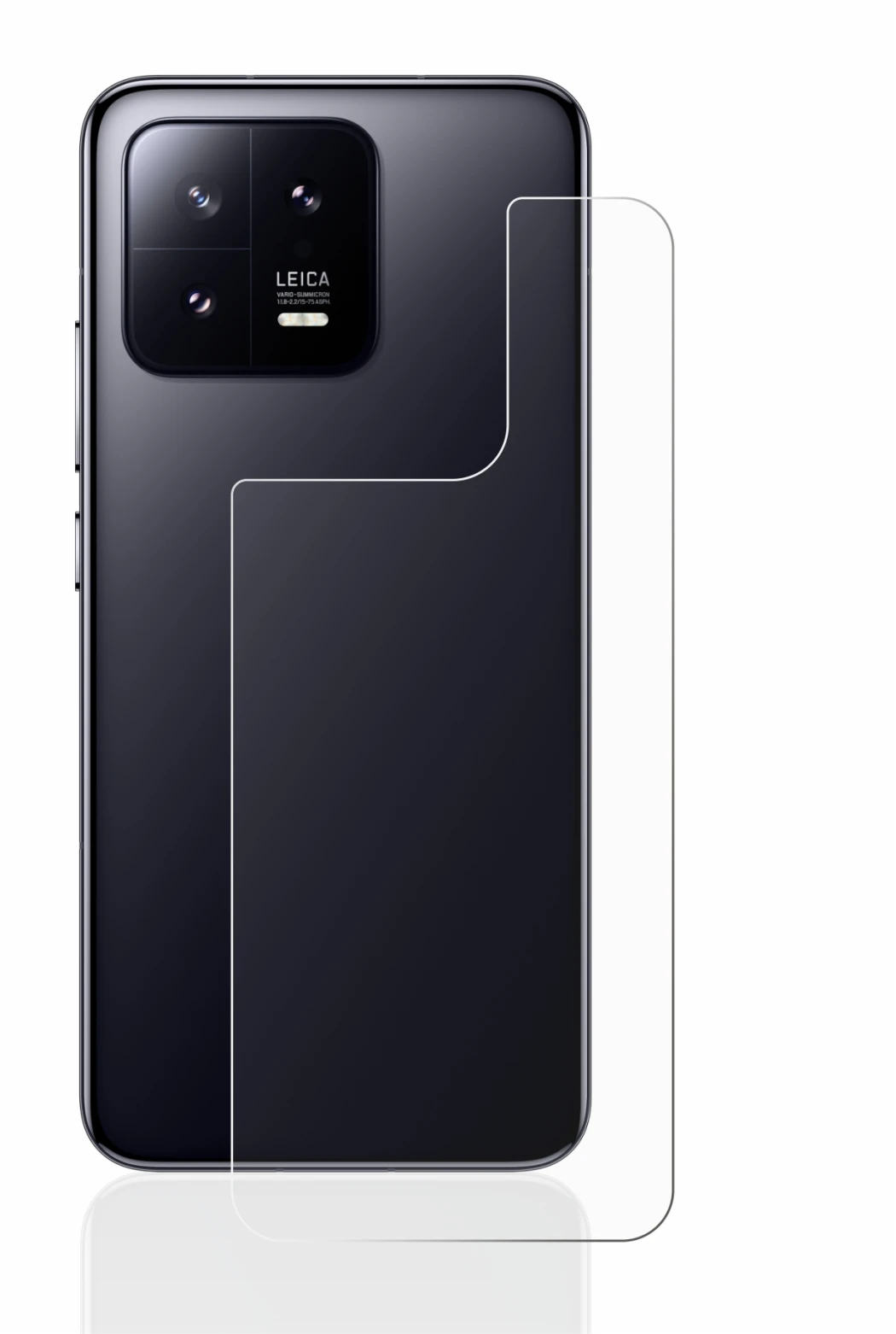 Immagine del dispositivo Xiaomi 13 (Posteriore) con un'ampia varietà di protezioni per lo schermo.
