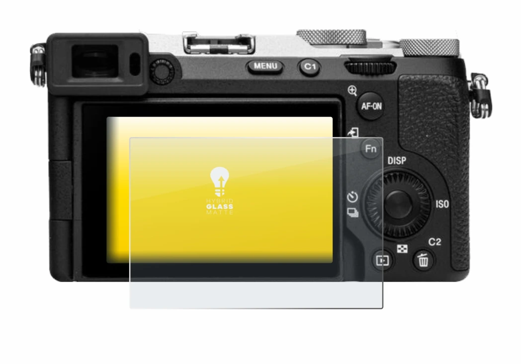 Immagine del dispositivo Sony Alpha 7C II (ILCE-7CM2) con un'ampia varietà di protezioni per lo schermo.