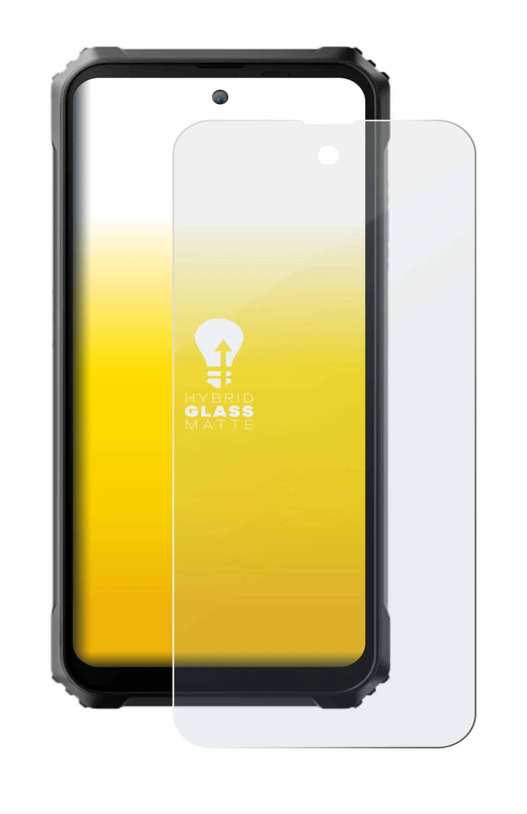 Immagine del dispositivo Blackview BL9000 Pro con un'ampia varietà di protezioni per lo schermo.