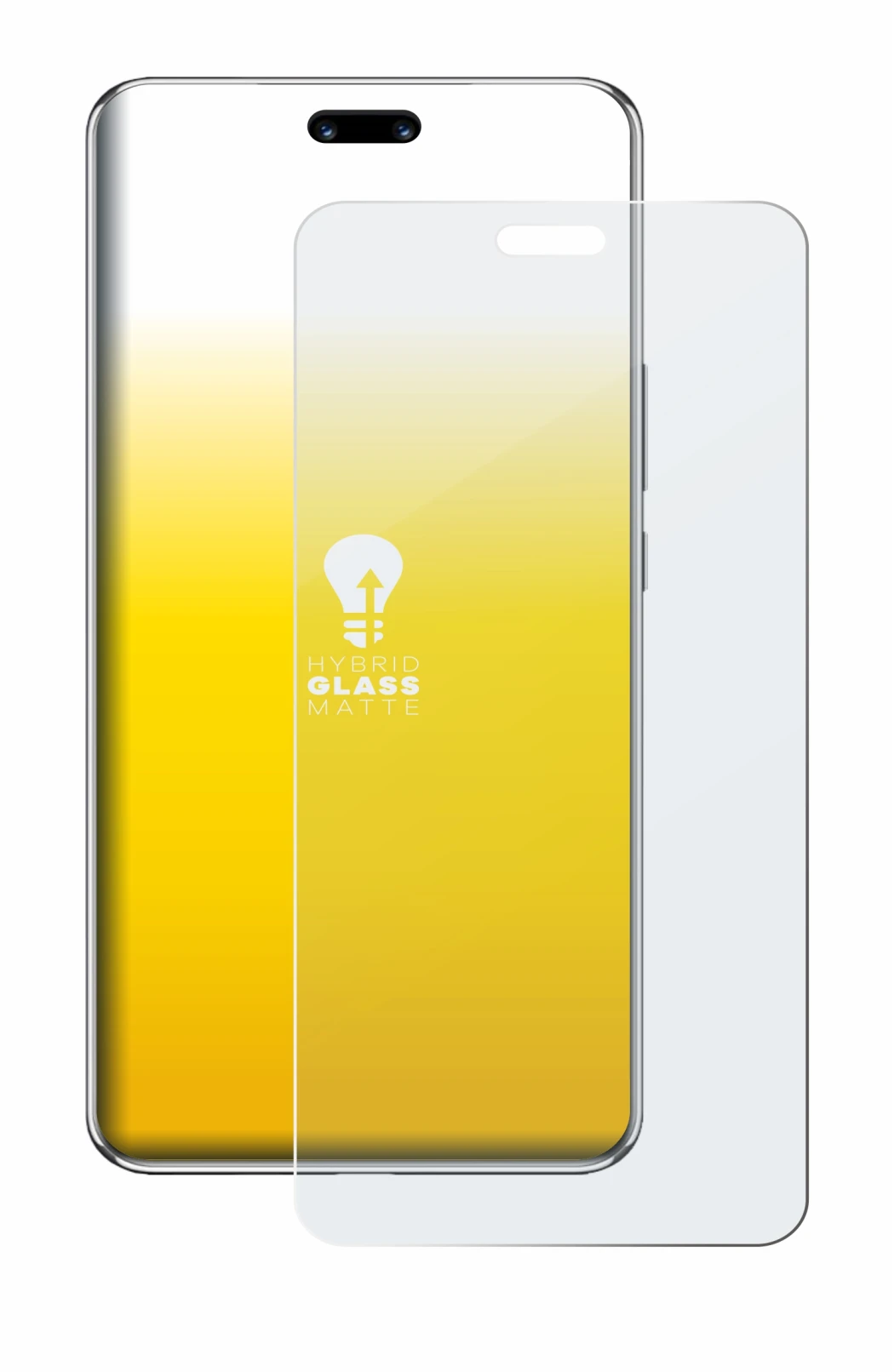 Immagine del dispositivo Huawei Nova 13 Pro con un'ampia varietà di protezioni per lo schermo.