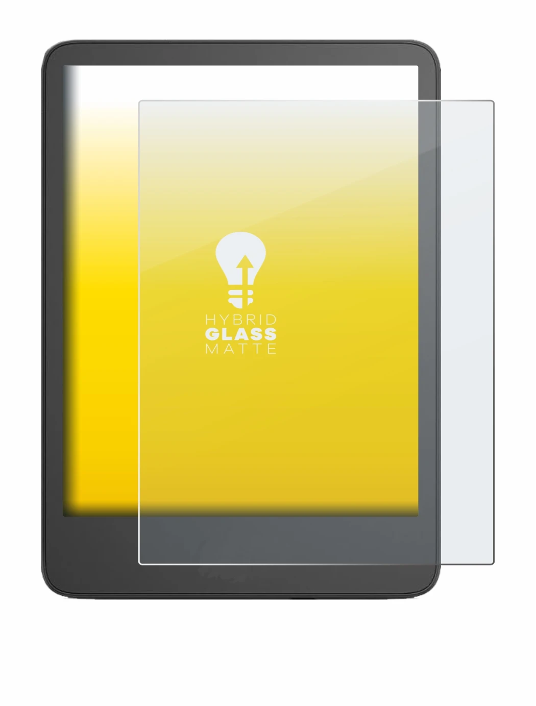 Immagine del dispositivo Amazon Kindle 2024 con un'ampia varietà di protezioni per lo schermo.