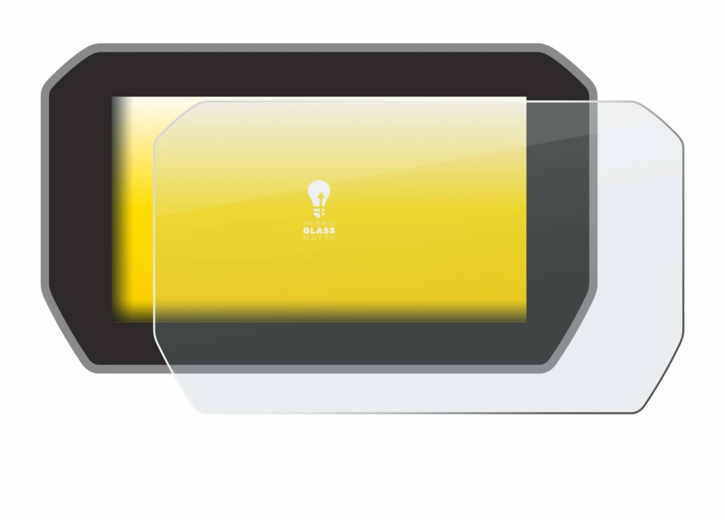 Immagine del dispositivo Ducati V4 Rally (2024) con un'ampia varietà di protezioni per lo schermo.