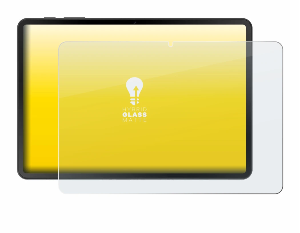 Immagine del dispositivo Doogee Tab A9 con un'ampia varietà di protezioni per lo schermo.