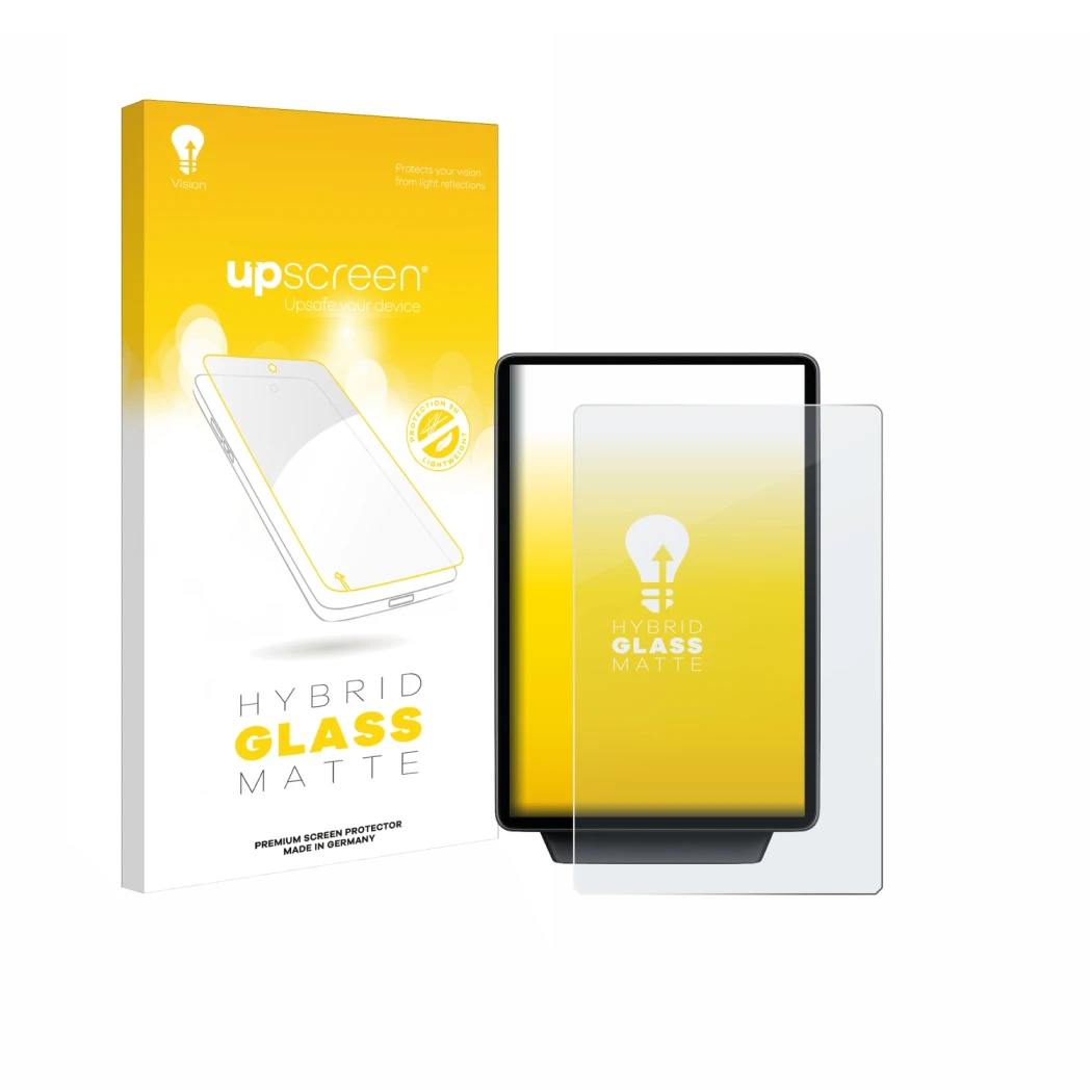 Parte frontale di una confezione del prodotto con il logo del marchio upscreen. Accanto è raffigurato il dispositivo Ford Expl