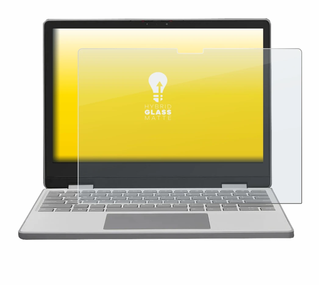 Immagine del dispositivo Framework Laptop 12 con un'ampia varietà di protezioni per lo schermo.