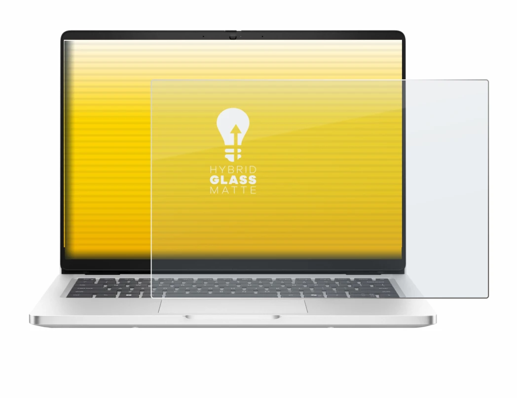 Immagine del dispositivo Dell Pro 14 Premium PA14250 Non-Touch con un'ampia varietà di protezioni per lo schermo.