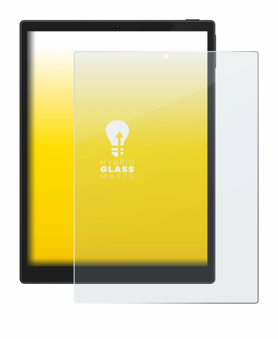 Immagine del dispositivo Hannspree Lumo 7.8 con un'ampia varietà di protezioni per lo schermo.