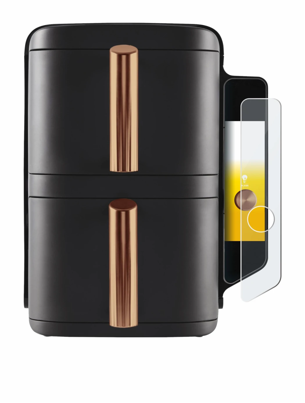 Immagine del dispositivo Ninja Double Stack XL sl400eu con un'ampia varietà di protezioni per lo schermo.