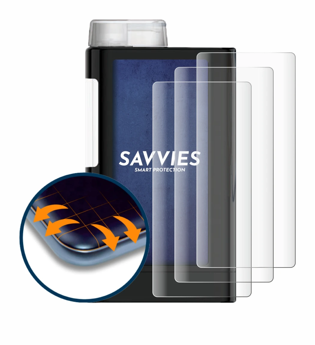 Immagine del dispositivo Mylife YpsoPump con un'ampia varietà di protezioni per lo schermo.