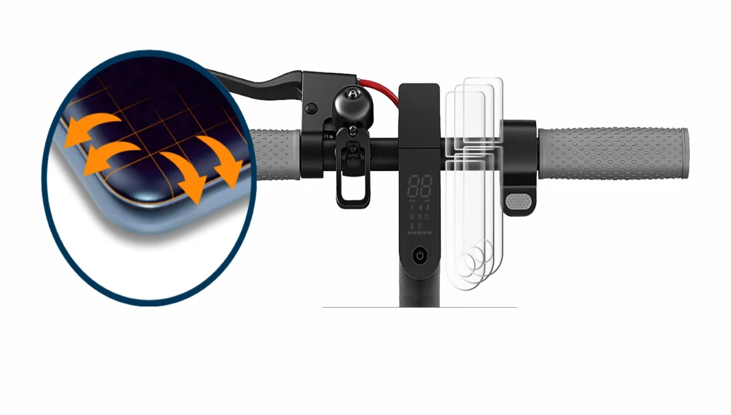 Immagine del dispositivo Xiaomi Mi Pro 2 con un'ampia varietà di protezioni per lo schermo.